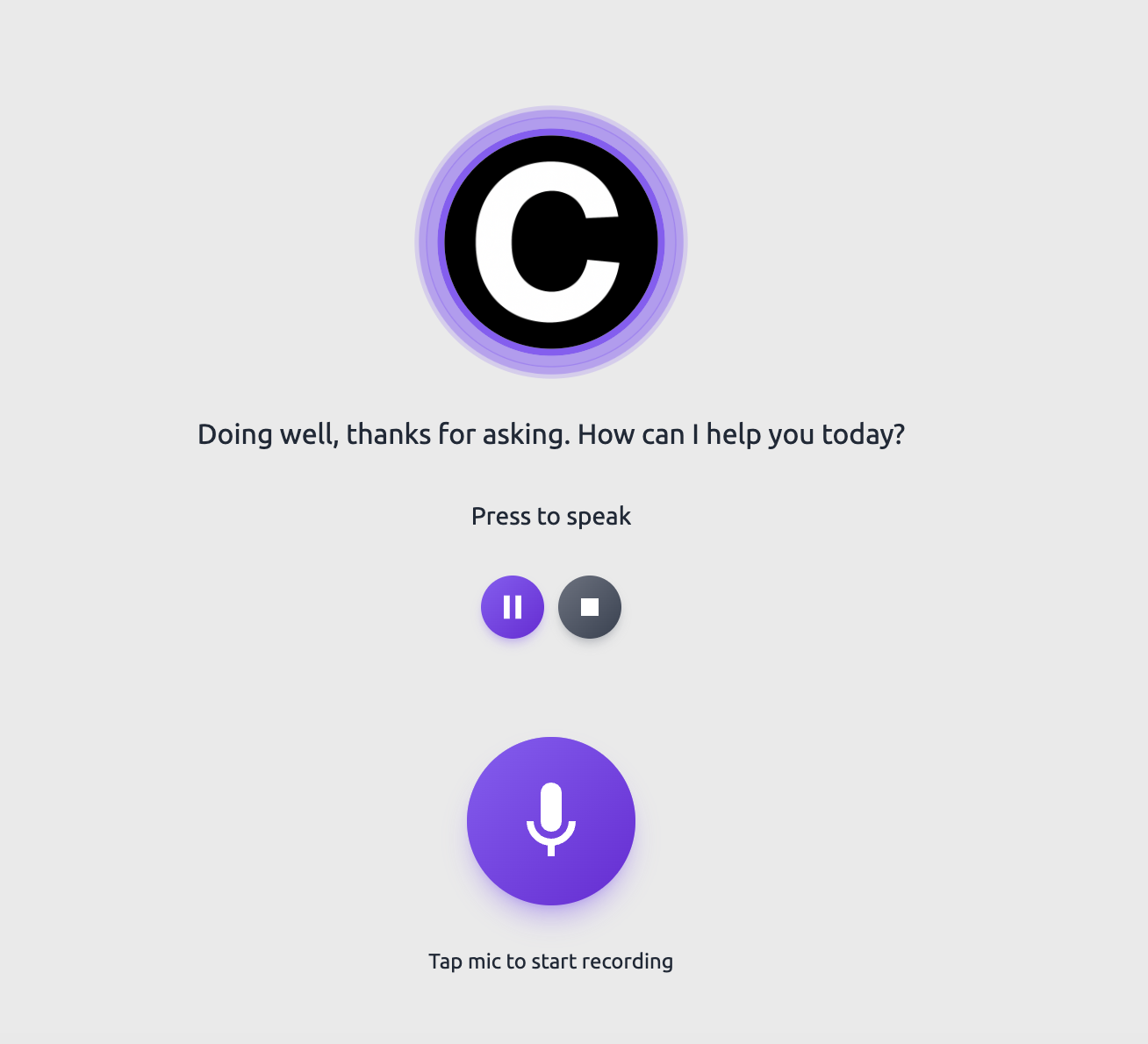 Conversational Voice App Demo